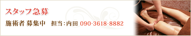 スタッフ急募